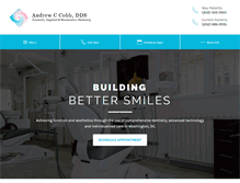 Tablet Screenshot of cobbdentistry.net